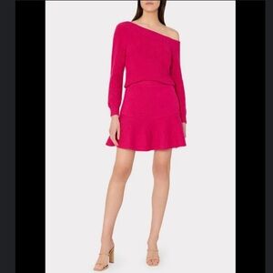 NWT Milly Wool Flare Knit Elastic Waist Skirt